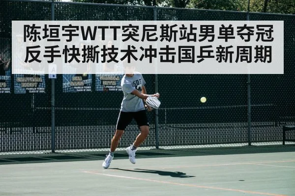 陈垣宇WTT突尼斯站男单夺冠 反手快撕技术冲击国乒新周期